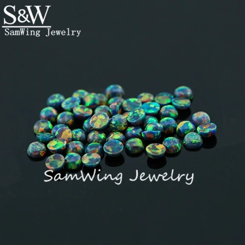 50 штук Собственное производство Прямая продажа Размер 4мм Хорошая огненная свободная круглая кабошонная опаловая бусина для изготовления украшений DIY.