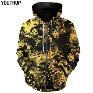 Толстовка YOUTHUP в стиле Харадзюку для мужчин и женщин, толстовка с капюшоном 3d, крутые свитшоты контрастных цветов с принтом, пуловер 3d, спортивный костюм женский, 2020