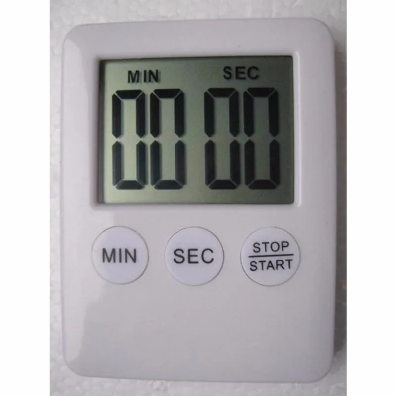 Таймер будильника кухонный таймер тонкий ЖК экран магнитный таймер|timer power|timer