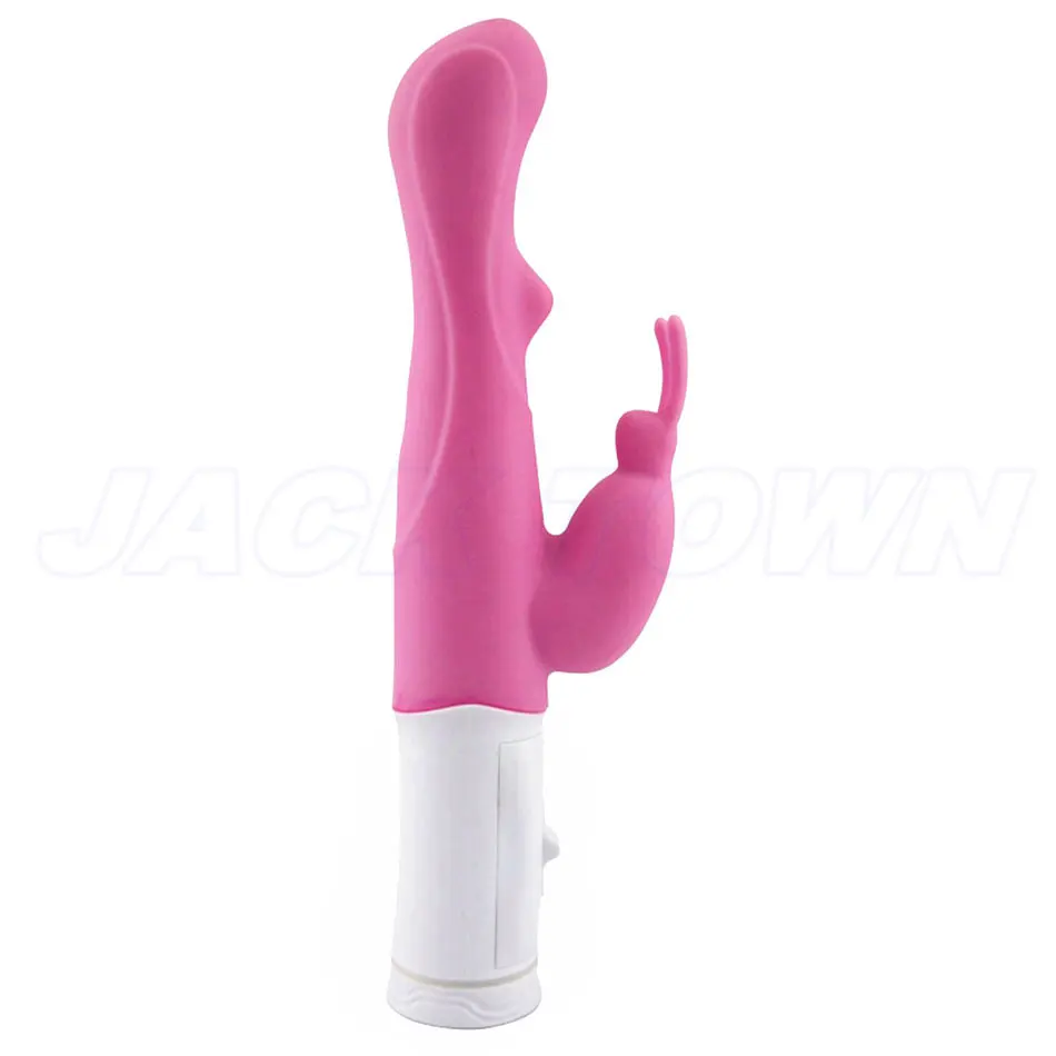 Силиконовые Кролик G пятно поворачивается вибратор животного Фаллоимитаторы