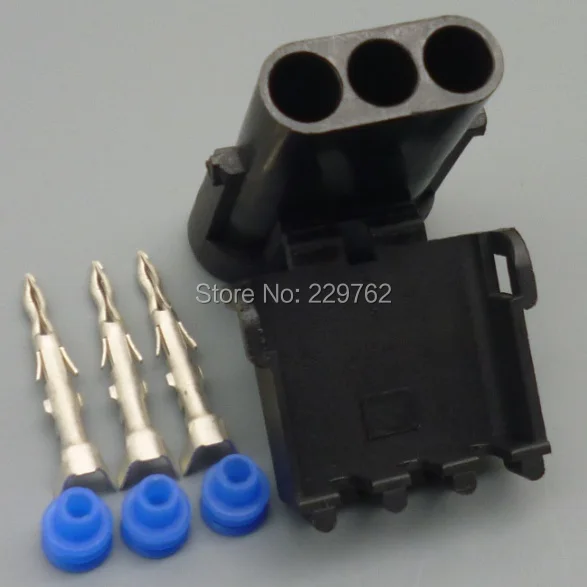 

shhworldsea 3 Pin/way 2.5mm Auto Weather pack Weatherpack Sealed Wiring Car Waterproof Electrical Connector plug Kit - NEW!
