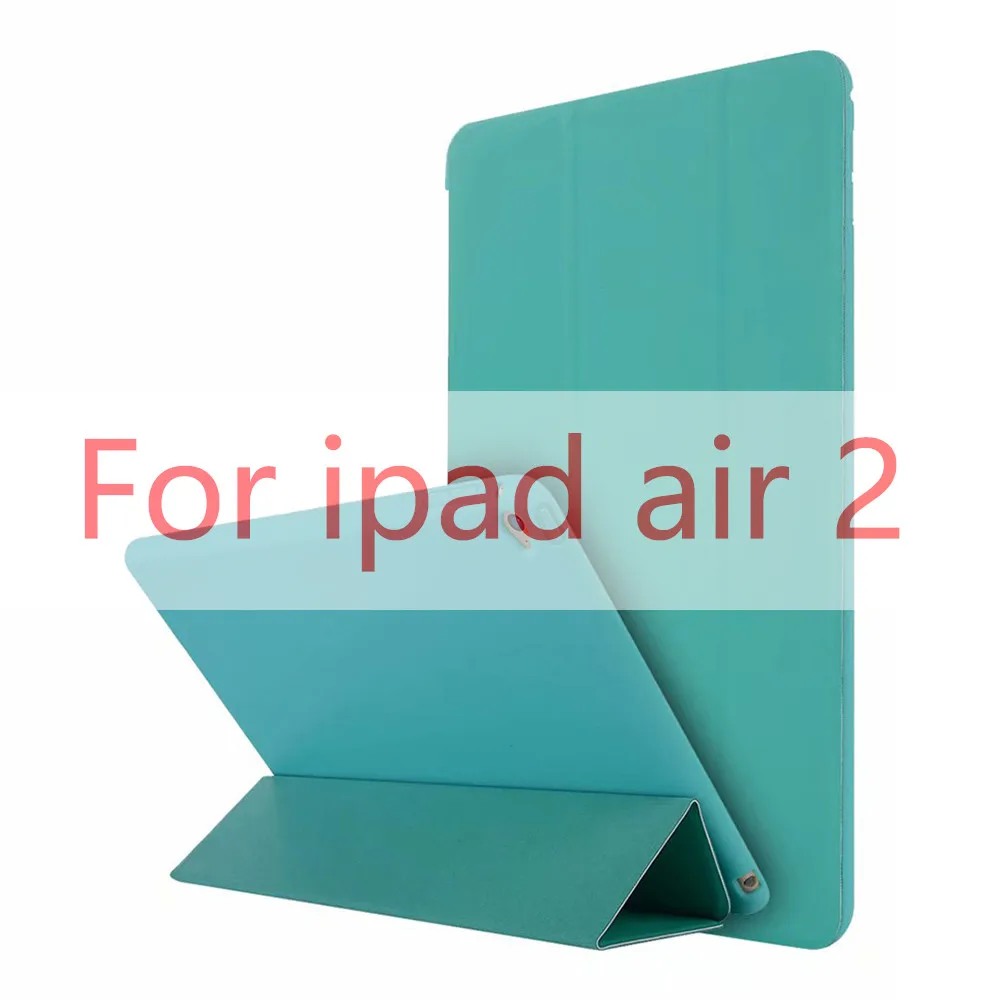 Ipad 6 Lake Blue Чехол для ipad air, откидной Чехол-подставка для ipad 5 6, чехол из искусственной кожи для ipad air 2 смарт-чехол для ipad air 1 - Цвет: Ipad 6 Lake Blue
