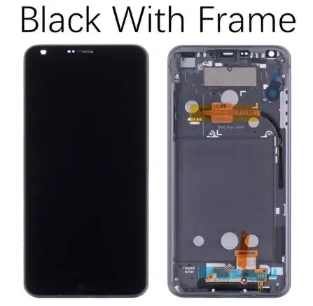 Black with Frame Мобильный телефон ЖК-дисплей для LG G6 H870 H871 H872 LS993 VS998 ЖК-дисплей сенсорный экран в сборе дигитайзер Рамка для LG G6 ЖК-дисплей - Цвет: Black with Frame