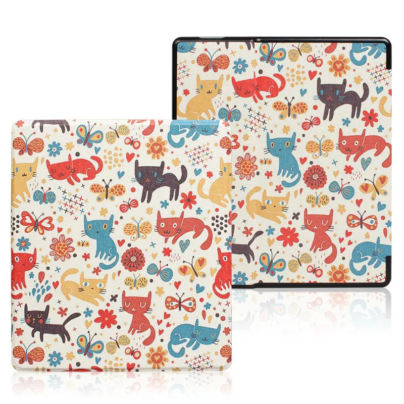 Cute kitten Чехол с магнитным рисунком, подходит для " Kindle Oasis(9th Generation), читалка для Kindle Oasis 2, Автоматический Режим сна/пробуждения - Цвет: Cute kitten
