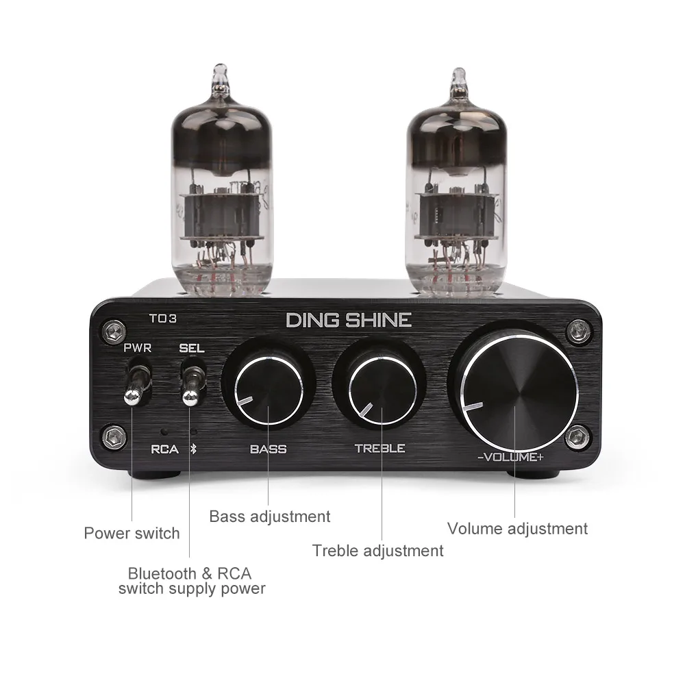 Hi Fi 6N3 Bile трубный усилитель Bluetooth 4 0 аудиоприемник с тройными басами для домашнего