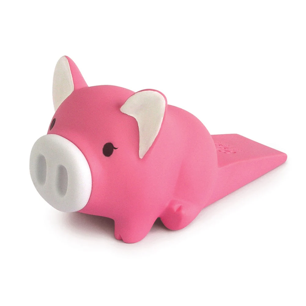 Pink pig Милая Собака Кошка дверной стоппер дверной Клин мультфильм Щенок двери стоп сильный захват Нескользящие TN99 - Цвет: Pink pig