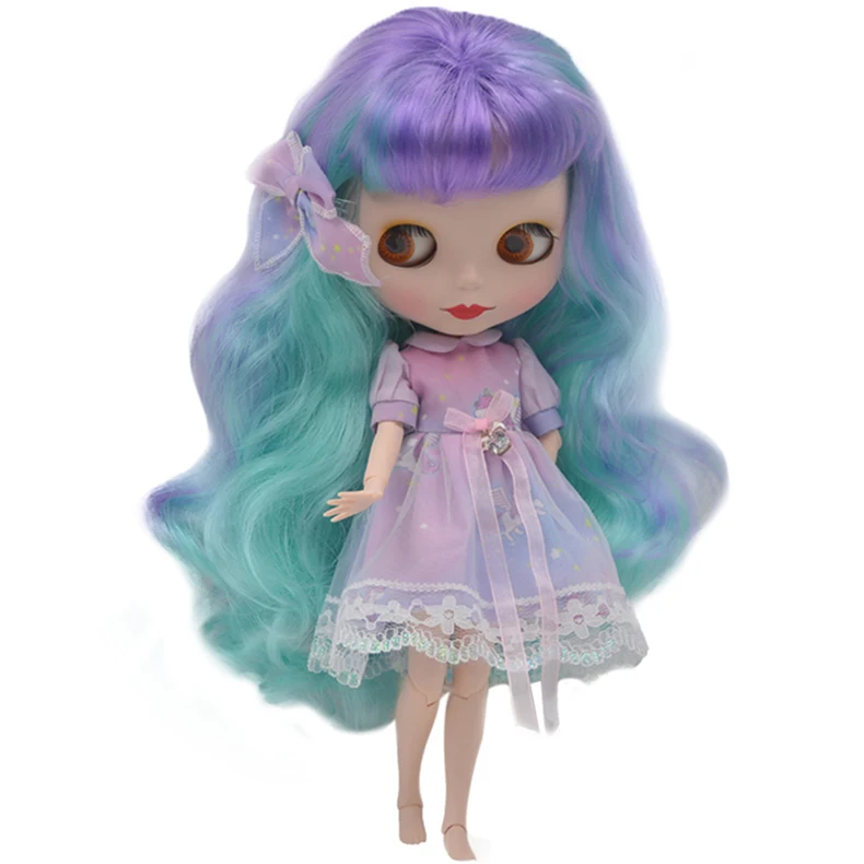 Заводская кукла Neo Blyth, матовое лицо, 1/6 BJD, шарнирная кукла Blyth, куклы для девочек, игрушки для новорожденных детей 5
