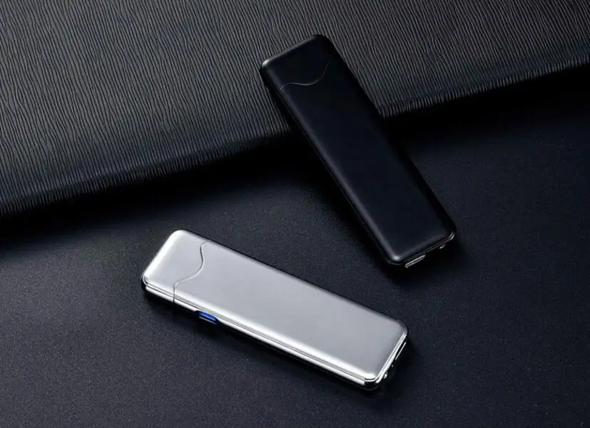 Ультратонкая Зажигалка табачная Зажигалка Электронная usb зажигалка аксессуары для дыма отправить другу
