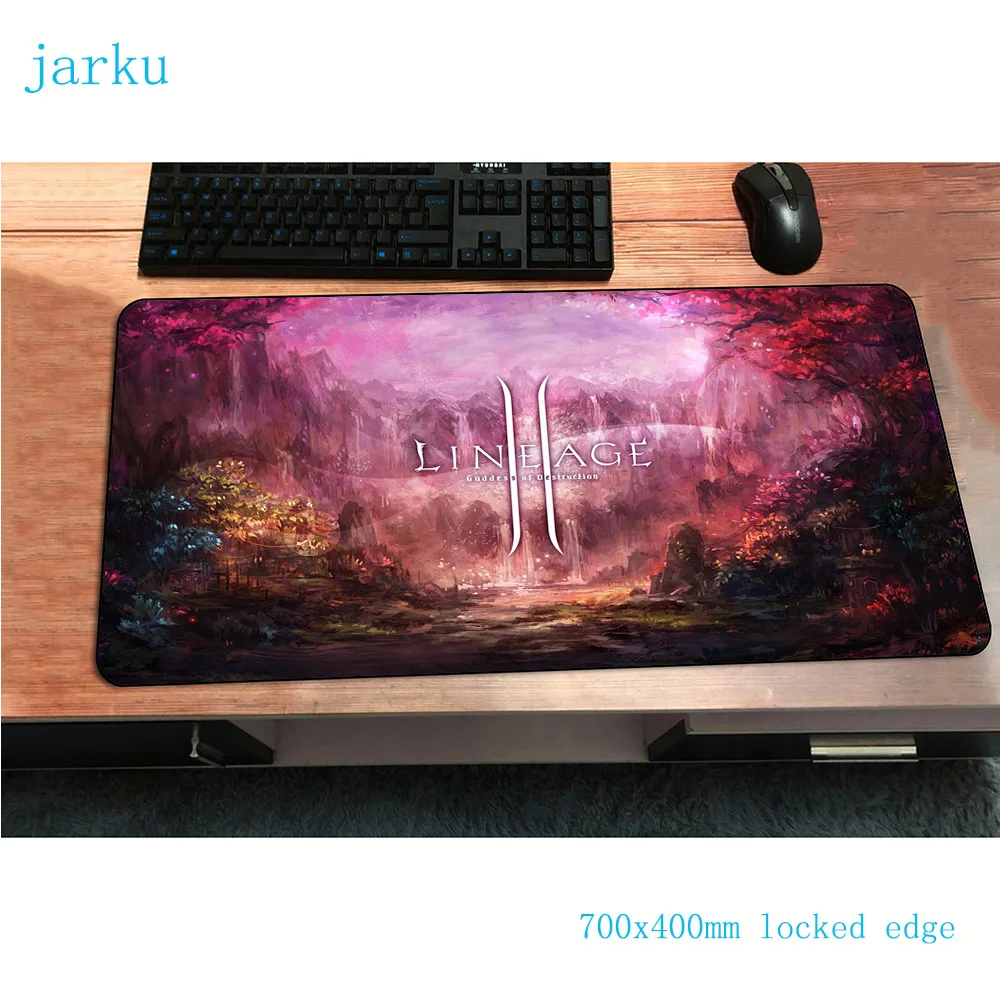 Lineage 2 коврик для мыши 700x400x3 мм классный новый компьютерный геймпад ПК игровой с