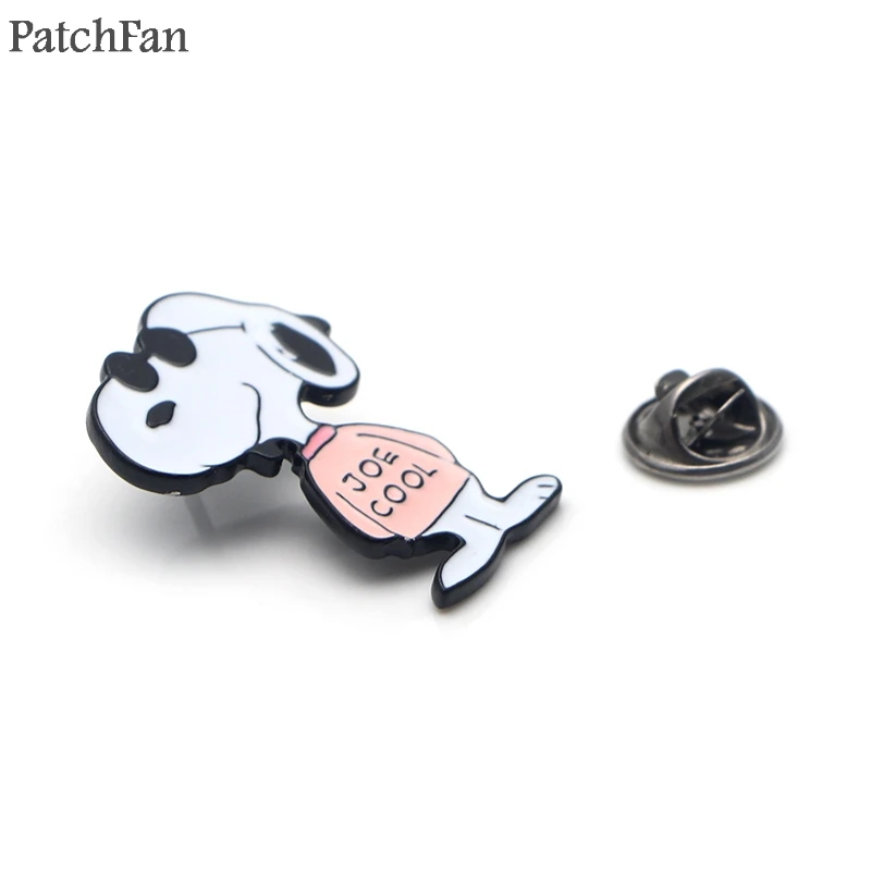 Patchfan собаки мультфильм цинкового сплава шпильки значки para рубашка сумка Одежда Кепка рюкзак броши для обуви Значки украшения A1834