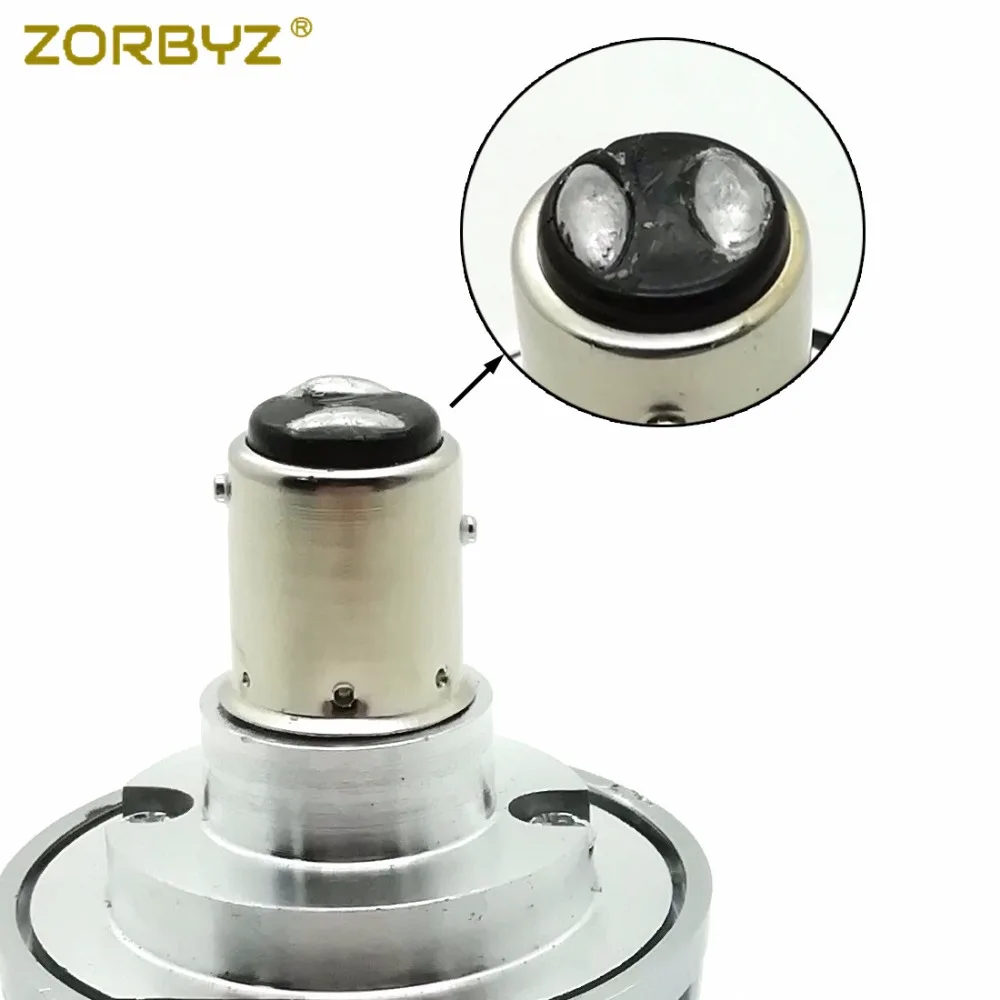 ZORBYZ 1 шт. мотоцикл 1157 Led BAY15D стробоскосветильник мигающий светодиодный фонарь