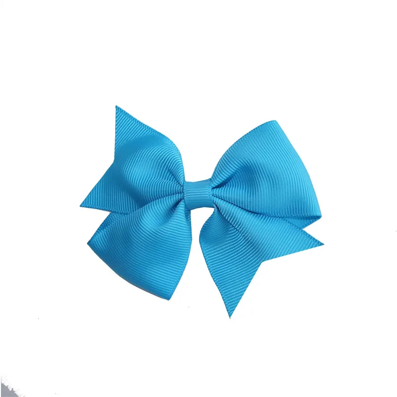 340 Turquoise 2 шт. 3,5 дюймов бант для волос заколки для волос для маленьких девочек заколки для волос Бутик волос заколка-бабочка «ласточкиным хвостом» лук заколки для волос аксессуары для волос - Цвет: 340 Turquoise