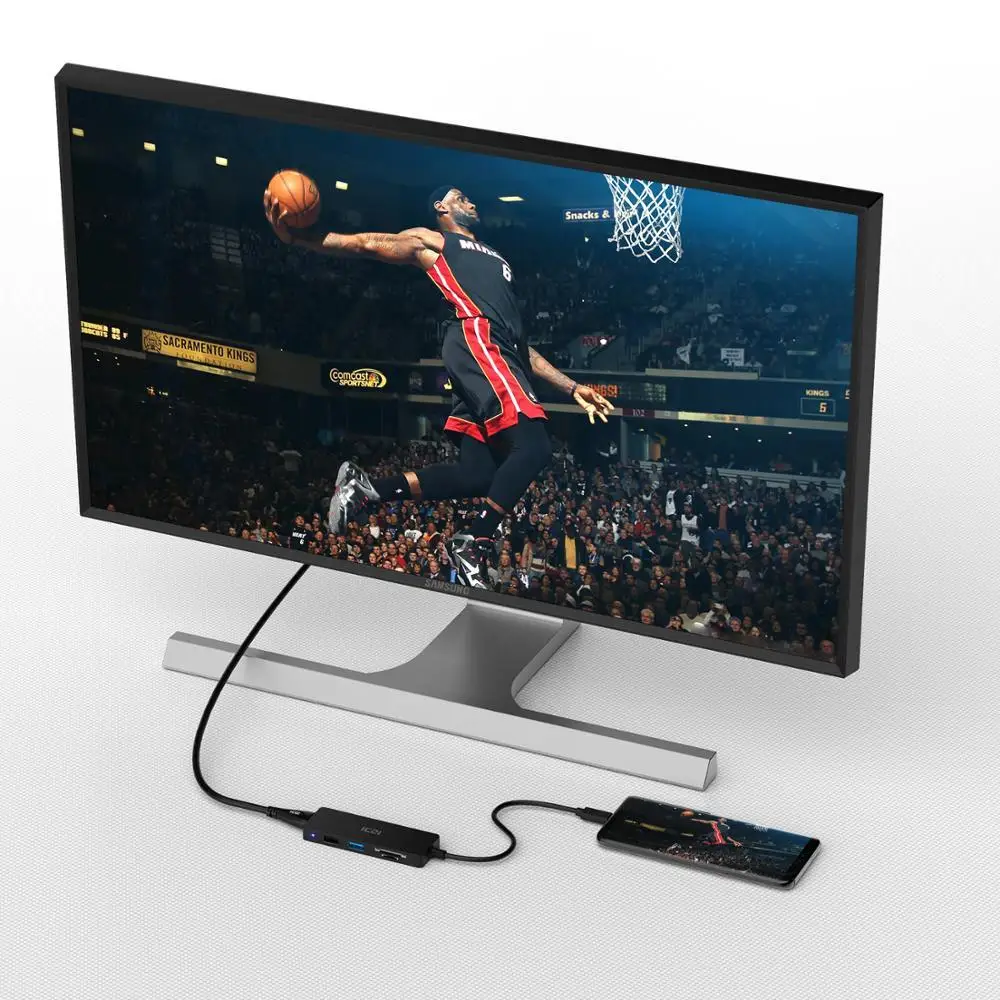 ICZI 4K USB C к HDMI концентратор 3 0 2 SD TF адаптер портов type конвертер для Macbook samsung S9 S10 huawei