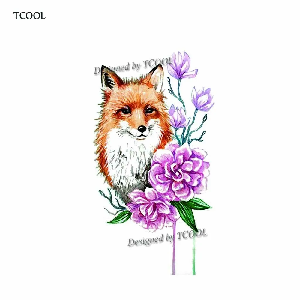 HXMAN лиса Женская временная татуировка наклейка татуировки для мужчин