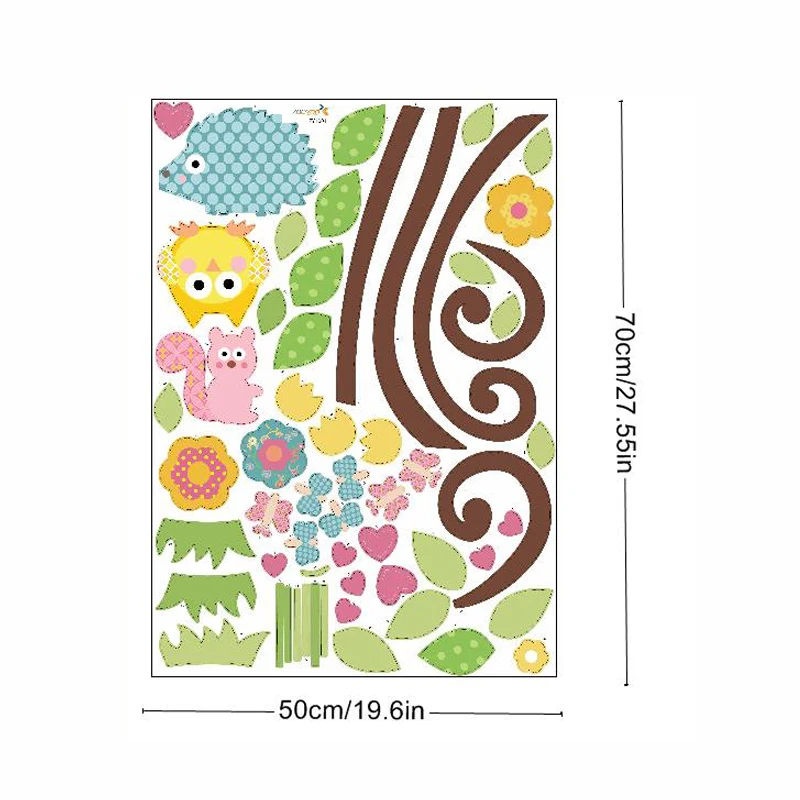 Виниловые наклейки на стену в детскую комнату с рисунком совы | Дом и сад