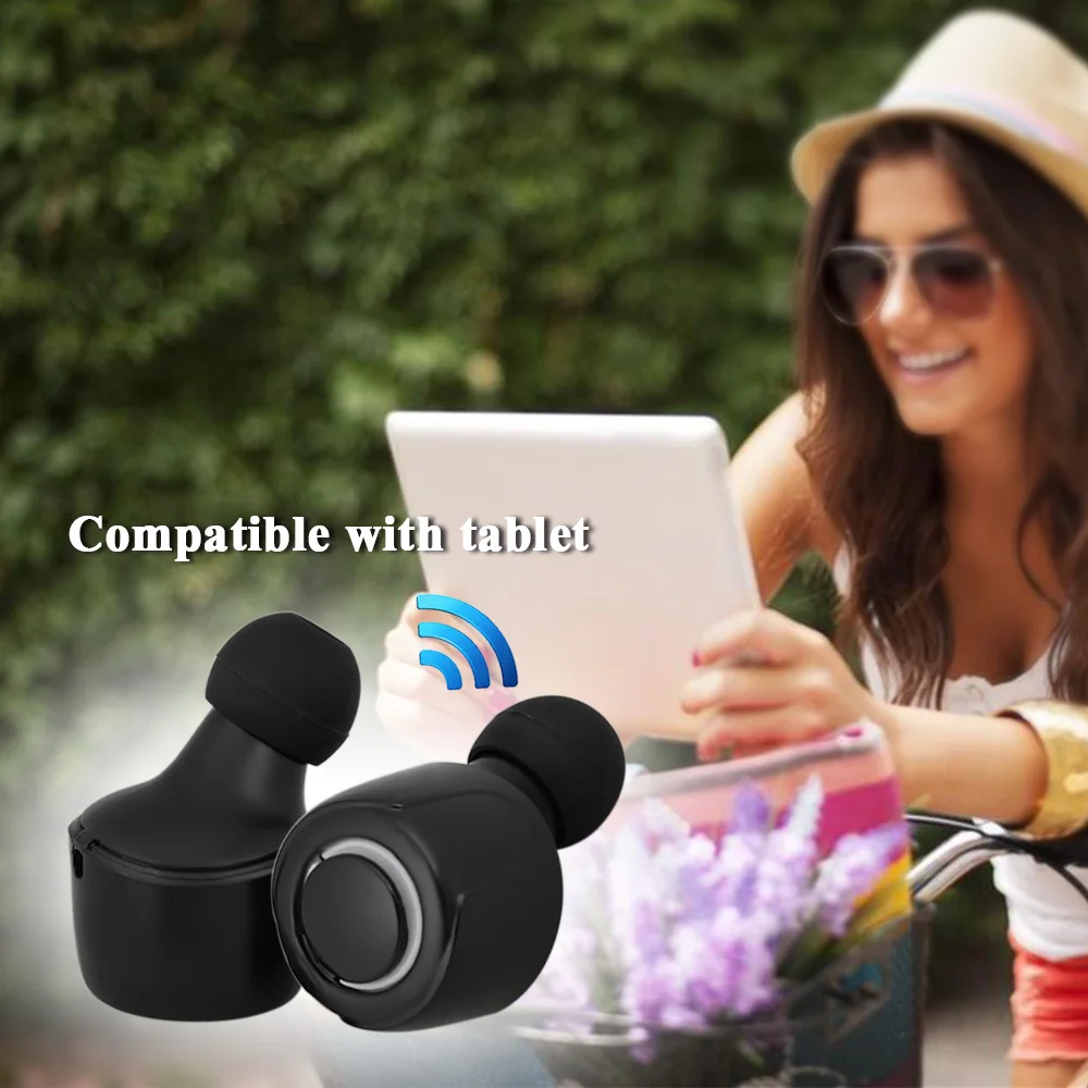 Новые беспроводные наушники bluetooth TWS наушники-вкладыши True BT4.2 CVC шумоподавление HD