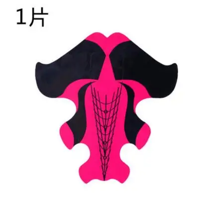 Новейший &quotV&quot curvesshape 300 новый красный цвет форма для ногтей Бабочка