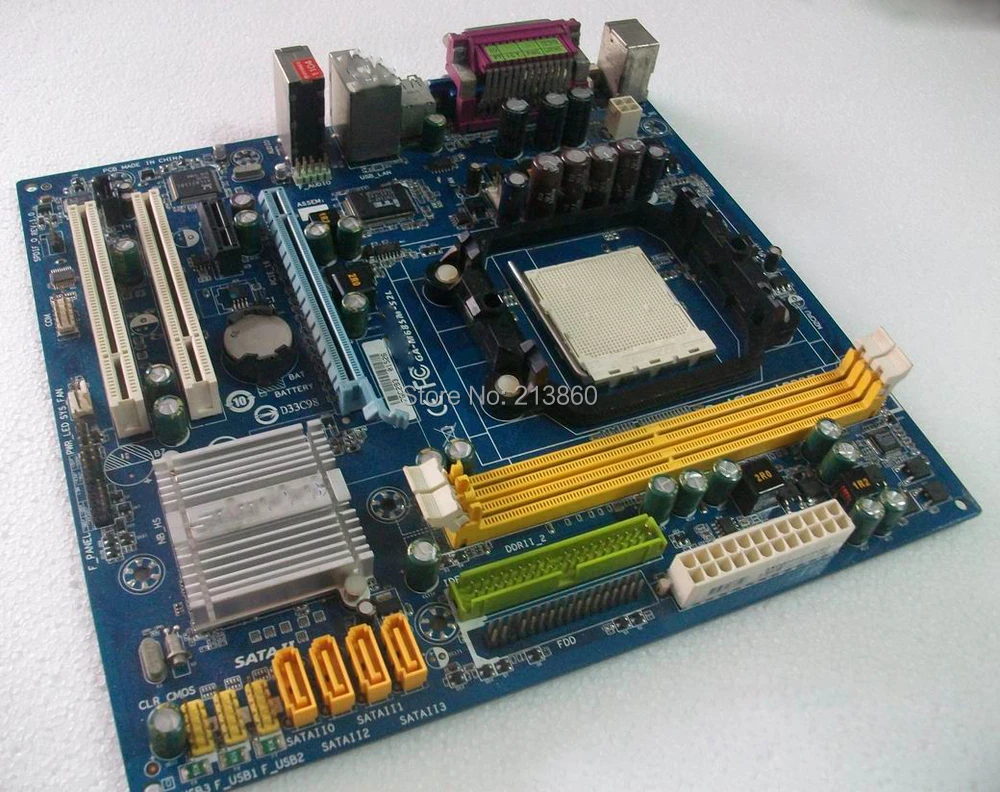 Ga-m68sm-s2l M68 рабочего материнская плата AM2 DDR2 платы M68SM-S2L M68SM хорошо испытанная