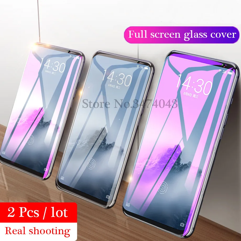2 шт./лот 9H закаленное стекло для meizu 16X6 T 16 plus защита экрана полное покрытие стекло для meizu 16 16 plus защитная пленка