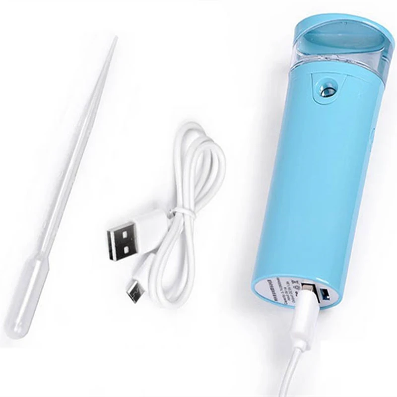Face Care Portable Nano Spray Device Mobile Power Bank 2600mAh Hydrating Water Mist Beauty Instrument Moisturizing | Красота и