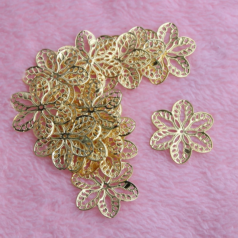 Подвеска-Шарм сделай сам 50 шт. дизайн из сплава с листьями аксессуары полый узор