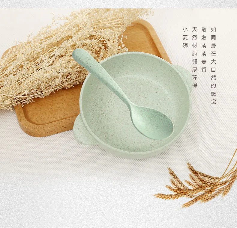 Здоровая Пшеничная солома пластиковый Noddle рис/суп/Попкорн/Фруктовый салатник