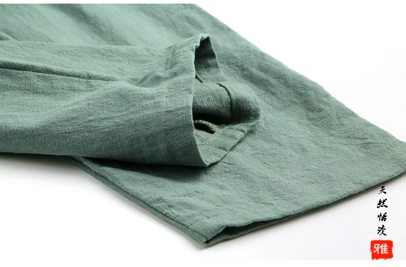 2021 летнее платье из хлопка и льна женские мешковатые штаны-леггинсы megging sarouel femme