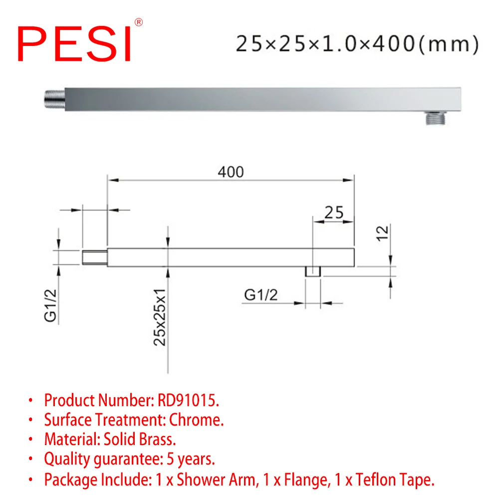 chrome or matte black wall mounted shower arm bathroom shower head bracket bar g12 shower head fixed pipe shower head holder free global shipping