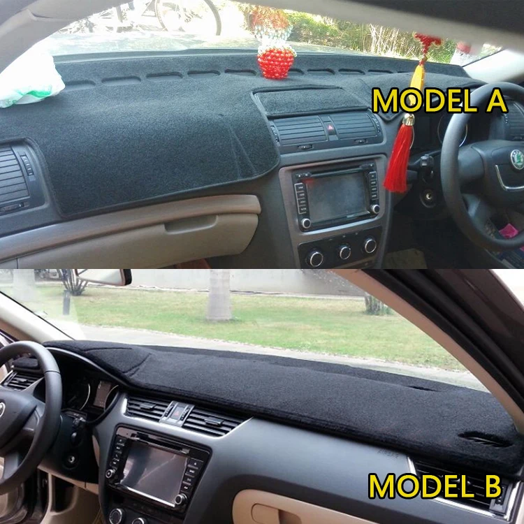 Стильные автомобильные Чехлы накладка на приборную панель для skoda Octavia A5 Tour Laura 2004