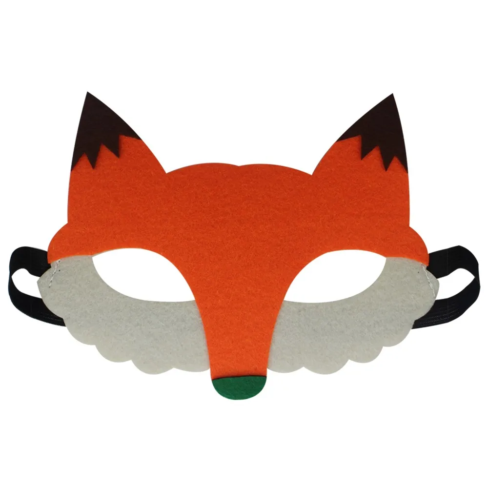 Специальные маски для животных Детские вечеринки в джунглях маска с лисой