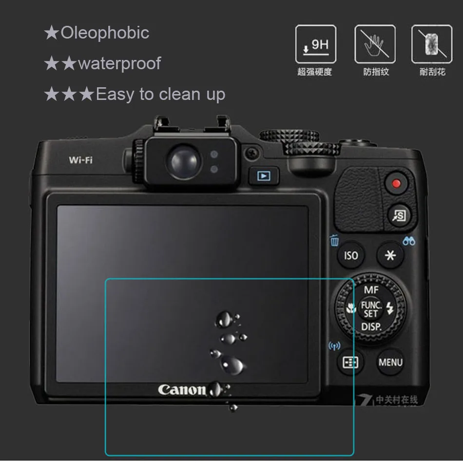 Защитное стекло закаленное HD для камеры Canon PowerShot G7X G9X G5X G9X2 Mark II|screen protector|canon g7x screen
