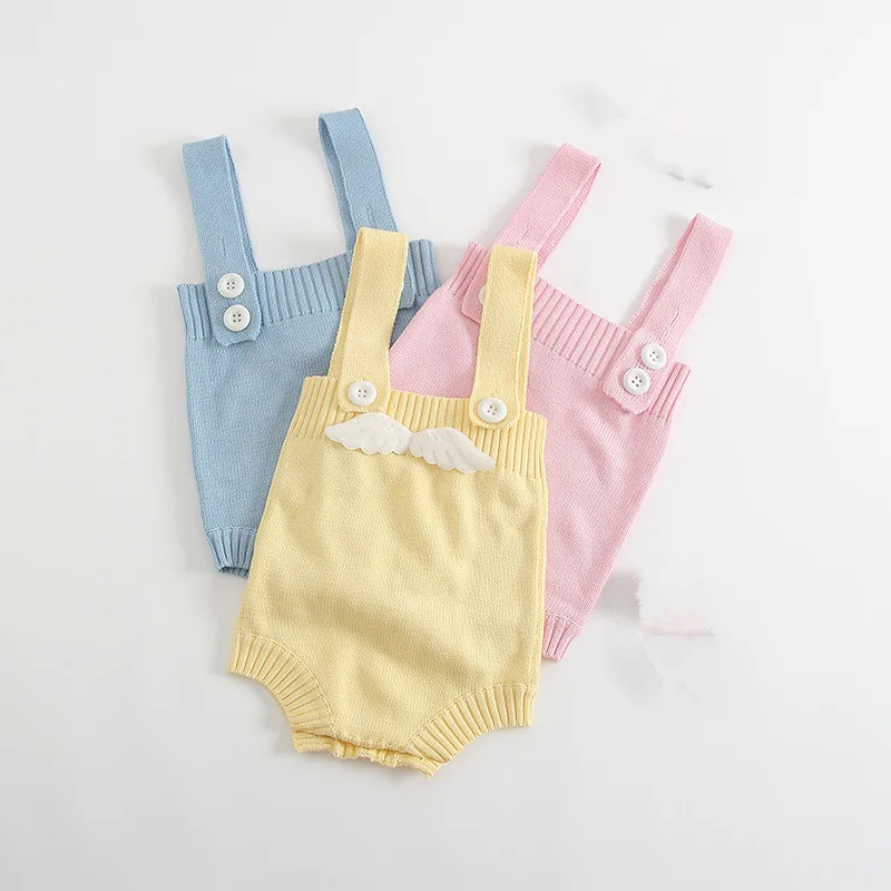 

2018 Baby Girl Rompers Knitted Baby Clothes Fashion Newborn Boys Romper Summer Autumn Infant Jumpsuit Girls Clothing