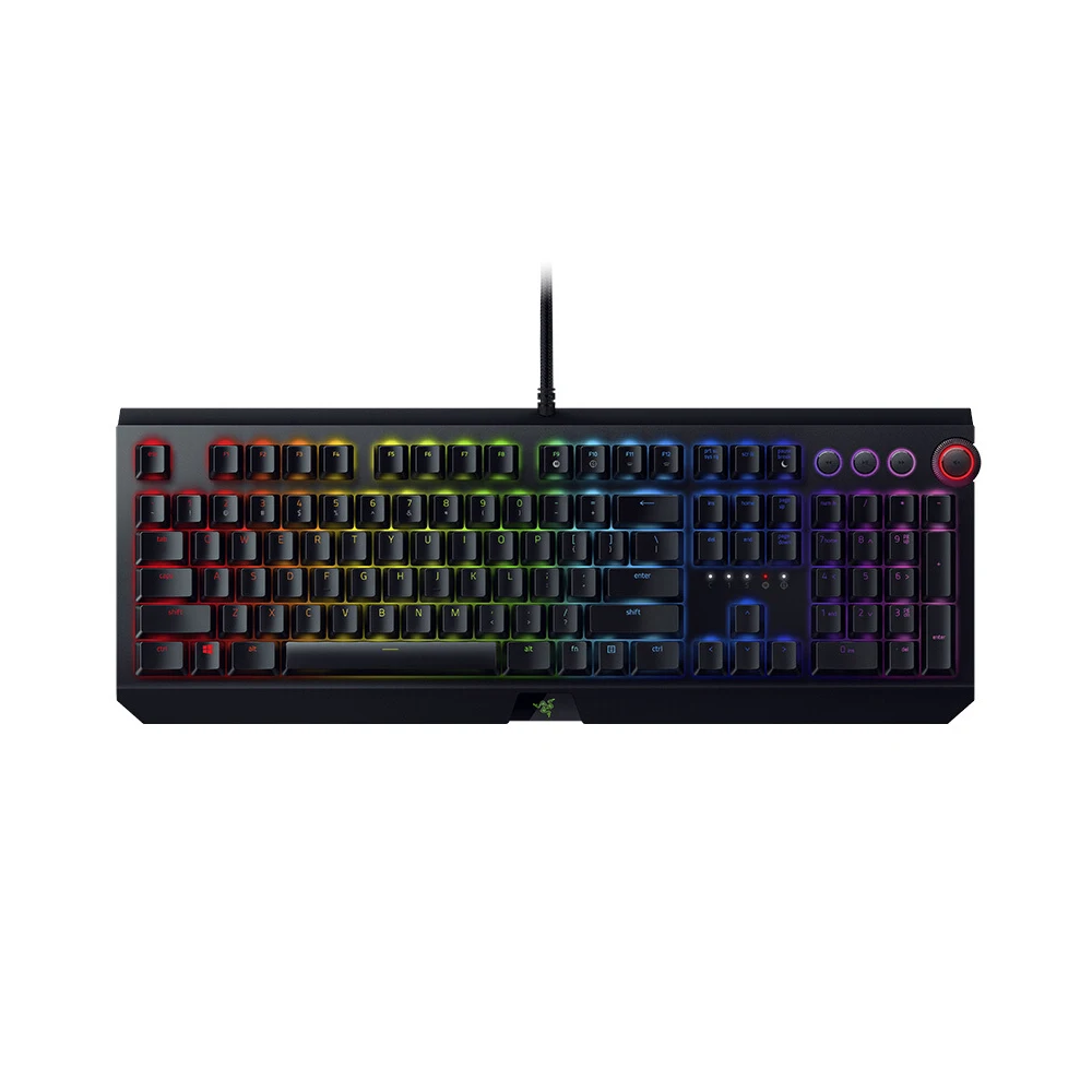 Механическая игровая клавиатура Razer blackтна 104 клавиш RGB подсветка эргономичная с