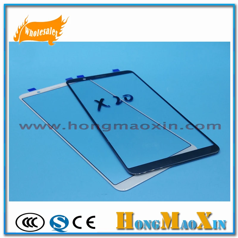 5 шт. ЖК передняя панель экрана внешняя стеклянная крышка объектива для VIVO X6 X7