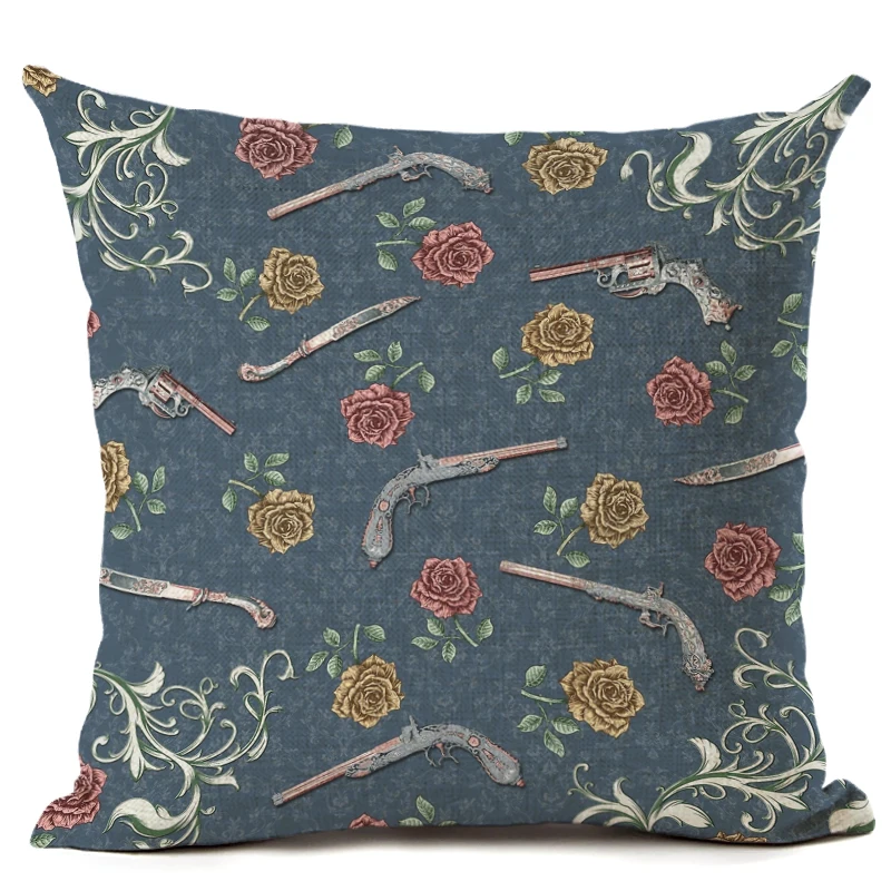 N Горячая продажа ружья домашняя декоративная подушка для дивана Подушка Чехол