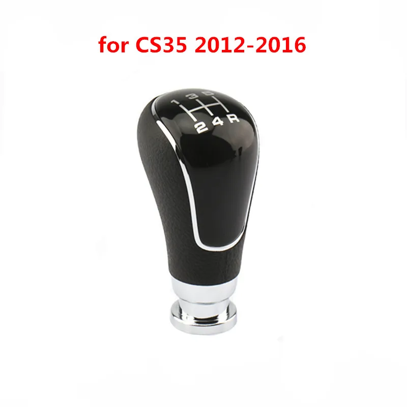 CS35 2012-2016 Black 5-Скорость MT Шестерни рукоятка рычага переключения передач для ChangAn CS35 2012- ручной Шестерни переключения передач Stick Headball Ручка Рукоятка с шариковой головкой для Шестерни ручка брызги - Название цвета: CS35 2012-2016 Black
