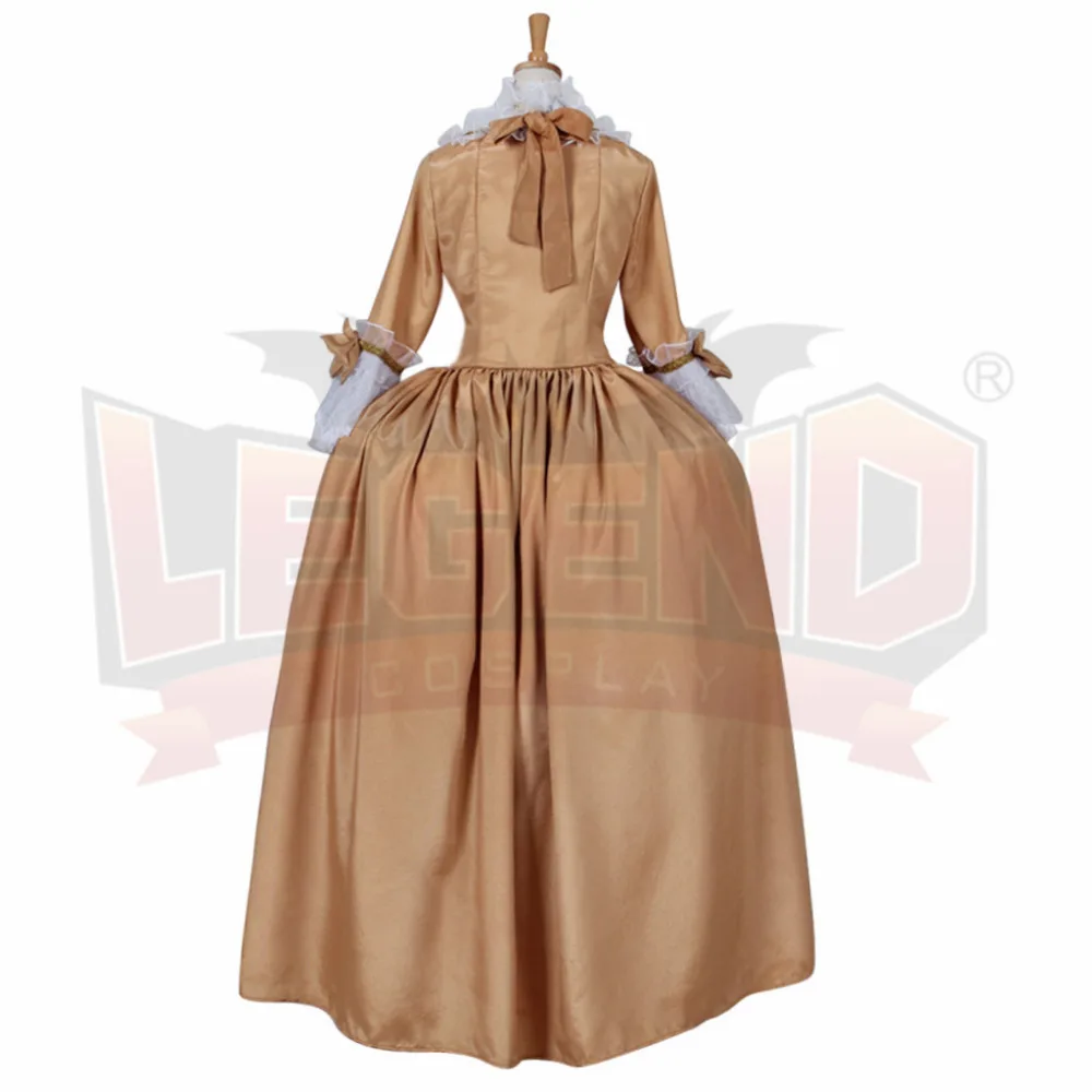 Винтажное желтое платье Марии Антуанетты в викторианском стиле для танвечерние