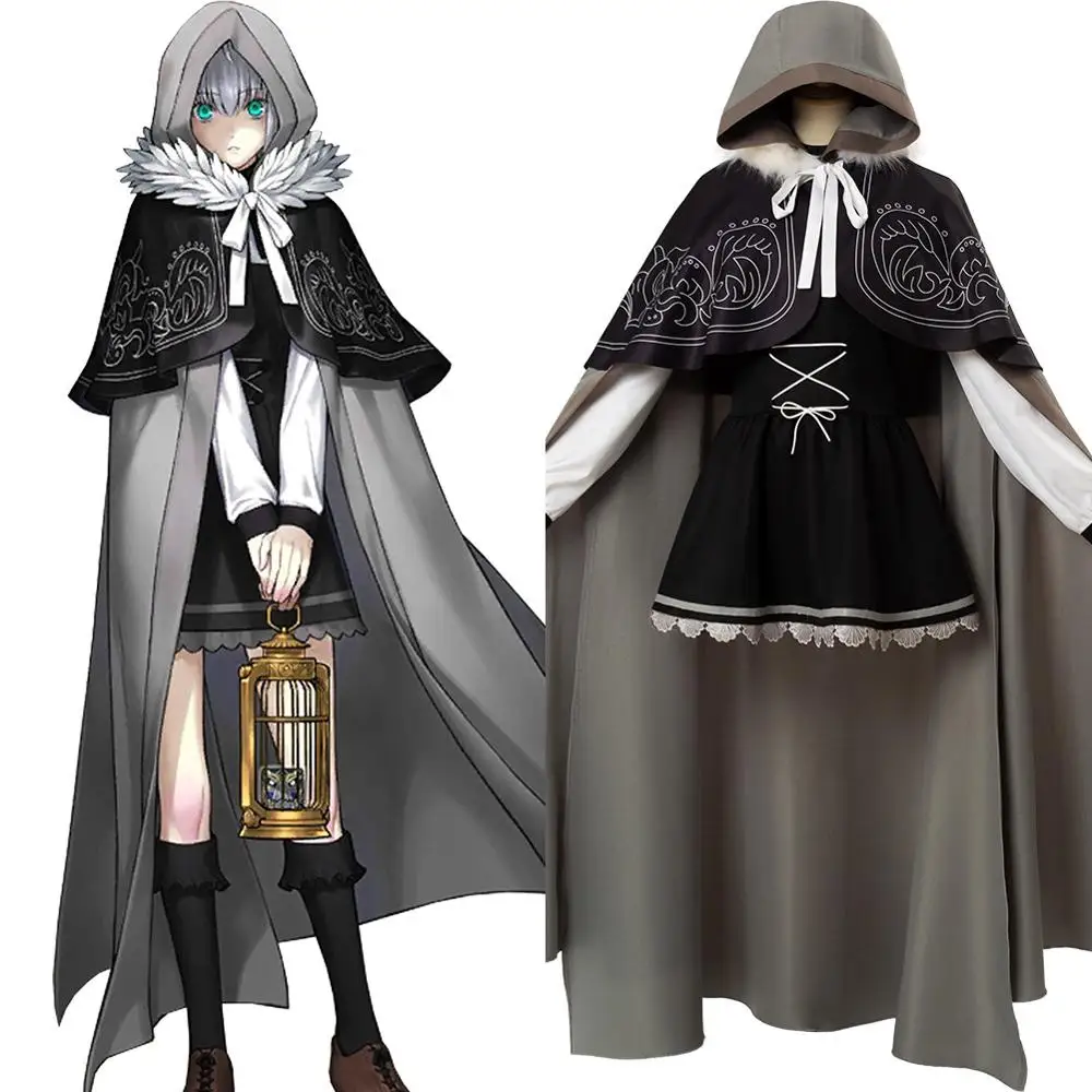 Костюм для косплея Fate Grand Order убийца серый костюм женщин и девушек полный комплект