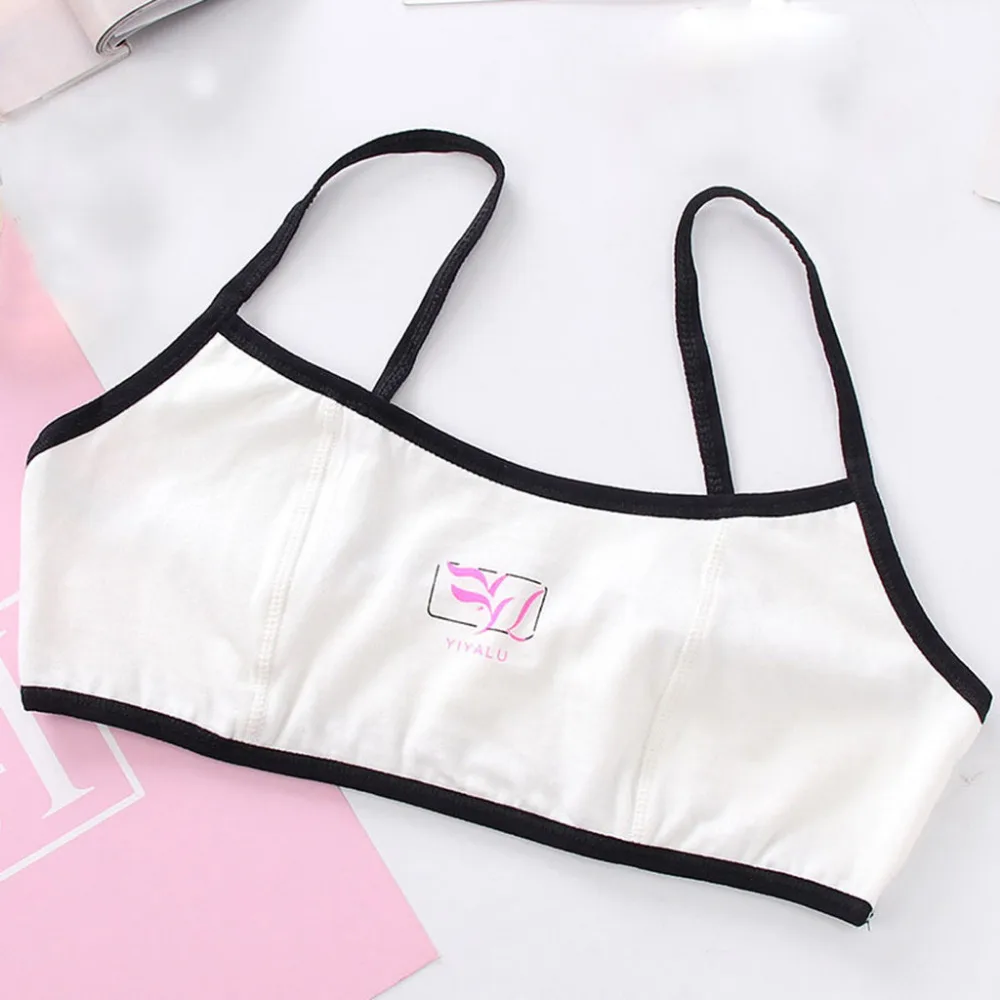 Детский бюстгальтер для девочек подростков хлопковое нижнее белье спортивный с