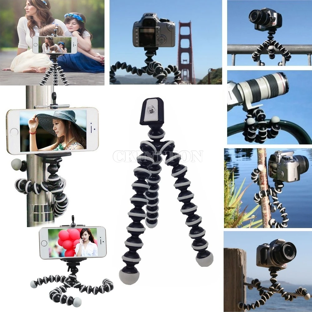 

DHL 200PCS Octopus Tripod Stand Holder Universal Flexible Tripods Monopod for Action Camera Smartphone
