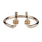 Электрический водонагревательный элемент Isuotuo для электрического цилиндра, круглая нагревательная трубка 122 мм, 1000 Вт, 220 В