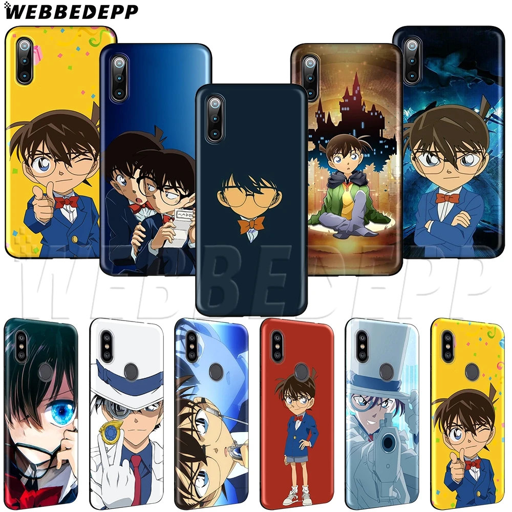 WEBBEDEPP аниме Detective Conan Мягкий ТПУ чехол для Xiaomi Redmi MI Note 8 8A 9 9T CC9 CC9E A3 7A K20 Pro|Бамперы| |