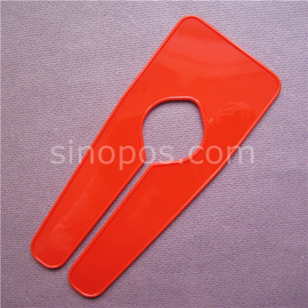 Пластиковые прямоугольные строительные ярлыки Hangrail для одежды размера|tag tag|tag htag