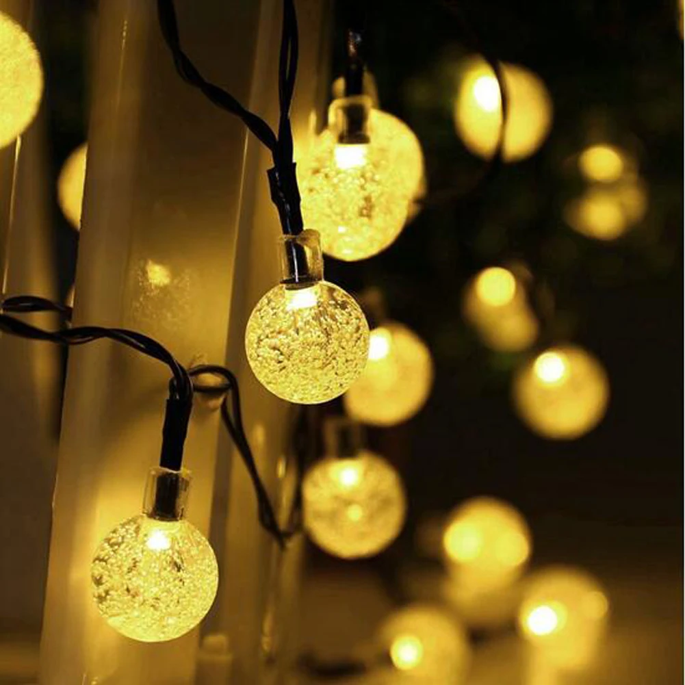 50 LED Waterproof Outdoor Christmas Lighting Solar String Lights Home Festival Party Decoration Multicolor | Лампы и освещение
