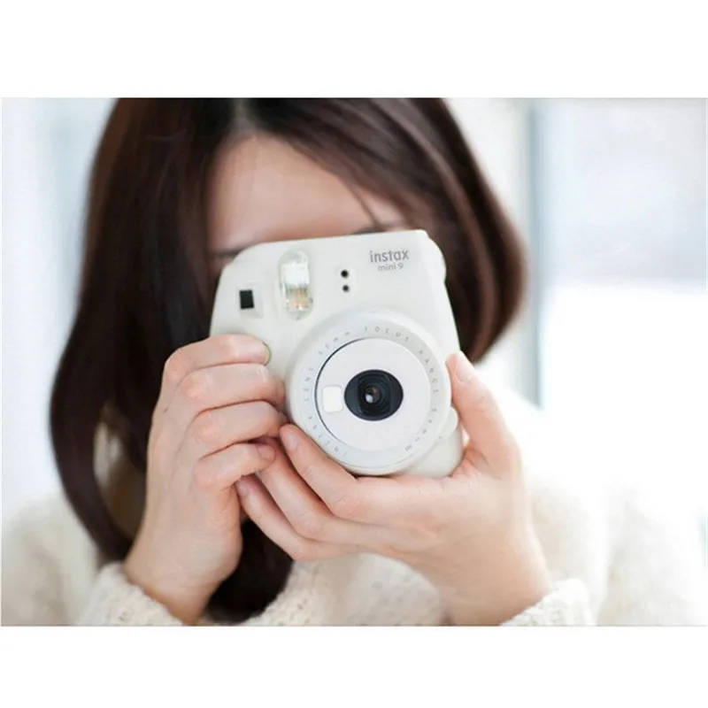 Fujifilm пять цветов Instax Mini 9 камера мгновенная фото всплывающие линзы Авто замеры