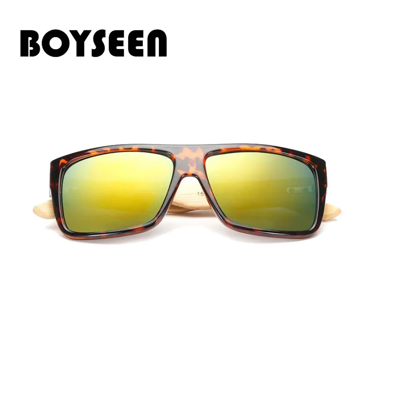 BOYSEEN новые бамбуковые солнцезащитные очки для мужчин и женщин Деревянные