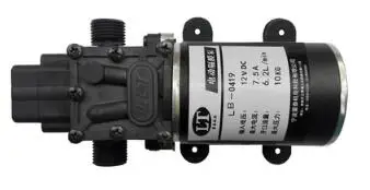 

Rated DC12V/ 90W self-suction pump sprayer with convenient presure switch function 1/2'' hose working pressure 7kgs