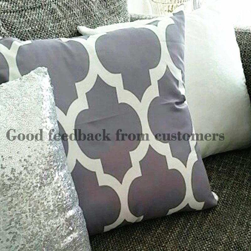 Чехол для подушки с геометрическим рисунком в африканском стиле коричневый