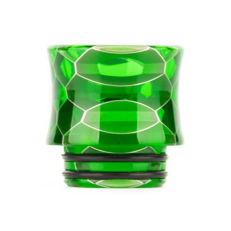 

10 pieces Snake Skin Concave Resin Cobra 810 Drip Tip for e-Cigarette 810 Thread Atomizer fit SMOK TFV12 Prince Tank etc
