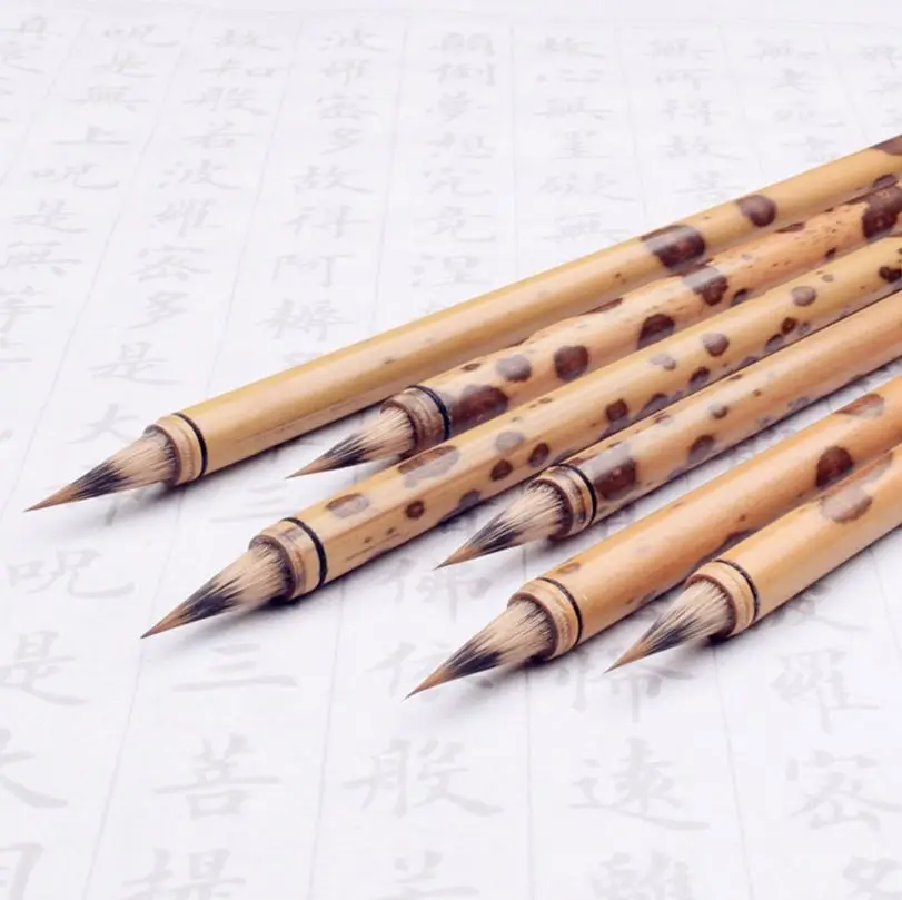 Китайская бамбуковая каллиграфия кисть для рисования каньцзи Суми волосы волка